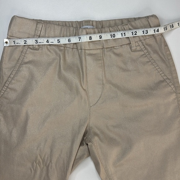 NEW Bevy Flog Dafna Beige/Gold Speck Sold Out Pull Out Straight Pants Size 27 - Picture 7 of 11
